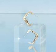 Leopard Hoop Earrings
