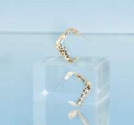 Leopard Hoop Earrings