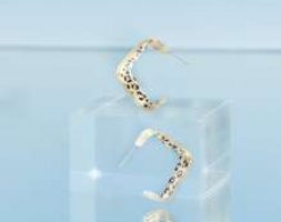 Leopard Hoop Earrings