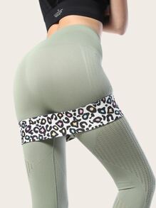 Leopard Print Buttocks Workout Resistance Band