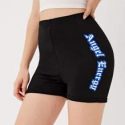 Letter Biker Shorts