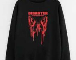 Letter Butterfly Graphic Sweatshirt