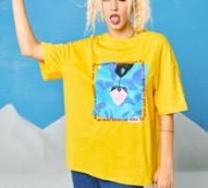 Letter Butterfly & Floral Graphic Tee