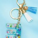 Letter Charm Keychain