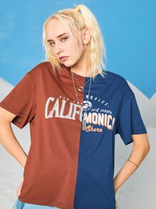 Letter Colorblock Tee