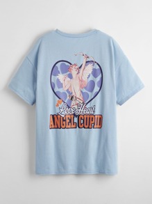 Letter Cupid Graphic Tee