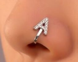 Letter Decor Nose Ring