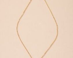 Letter Design Chain Necklace