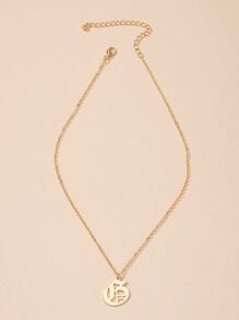 Letter Design Chain Necklace