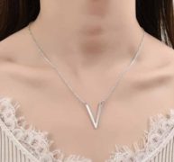 Letter Design Chain Necklace