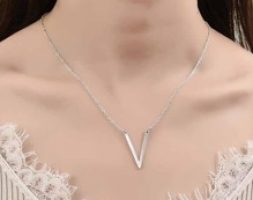 Letter Design Chain Necklace