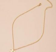 Letter Design Chain Necklace