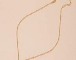 Letter Design Chain Necklace