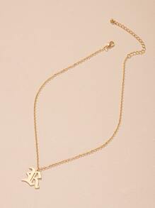 Letter Design Chain Necklace