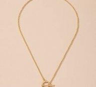 Letter Design Chain Necklace