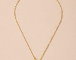 Letter Design Chain Necklace