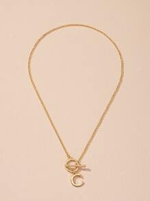 Letter Design Chain Necklace