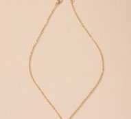 Letter Design Chain Necklace