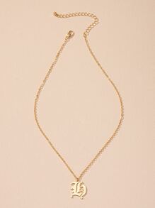 Letter Design Chain Necklace