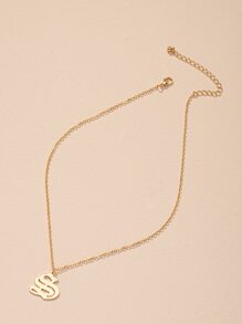 Letter Design Chain Necklace