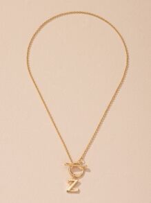 Letter Design Chain Necklace