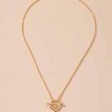 Letter Design Chain Necklace