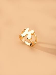 Letter Design Ring