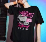 Letter Drop Shoulder Tee