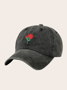 Letter Embroidered Baseball Cap