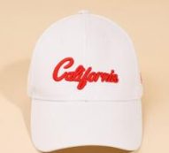 Letter Embroidered Baseball Hat