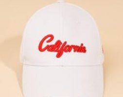 Letter Embroidered Baseball Hat