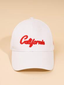 Letter Embroidered Baseball Hat