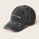 Letter Embroidery Baseball Cap