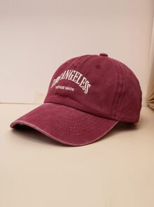 Letter Embroidery Baseball Cap