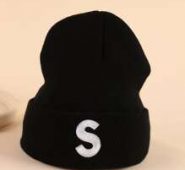 Letter Embroidery Beanie