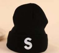 Letter Embroidery Beanie