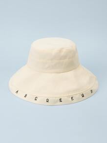 Letter Graphic Bucket Hat