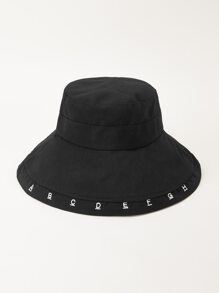 Letter Graphic Bucket Hat