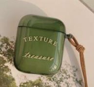 Letter Graphic Case For Airpods