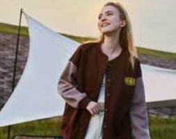 Letter Graphic Colorblock Drop Shoulder Button Front Sweatshirt