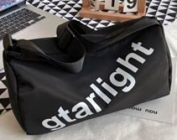 Letter Graphic Crossbody Bag