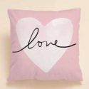 Letter Graphic Cushion Cover Without Filler