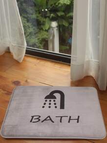 Letter Graphic Door Mat