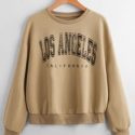 Letter Graphic Drop Shoulder Sweatshirt