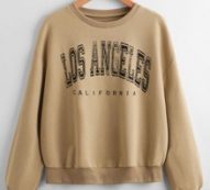 Letter Graphic Drop Shoulder Sweatshirt