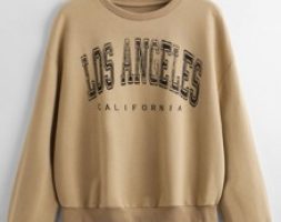 Letter Graphic Drop Shoulder Sweatshirt