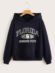 Letter Graphic Hoodie