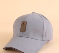 Letter Graphic Label Baseball Cap