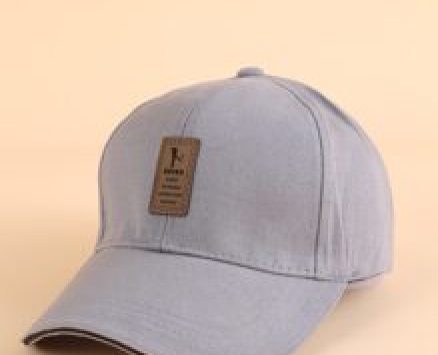 Letter Graphic Label Baseball Cap