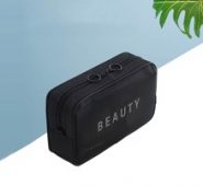 Letter Graphic Makeup Bag